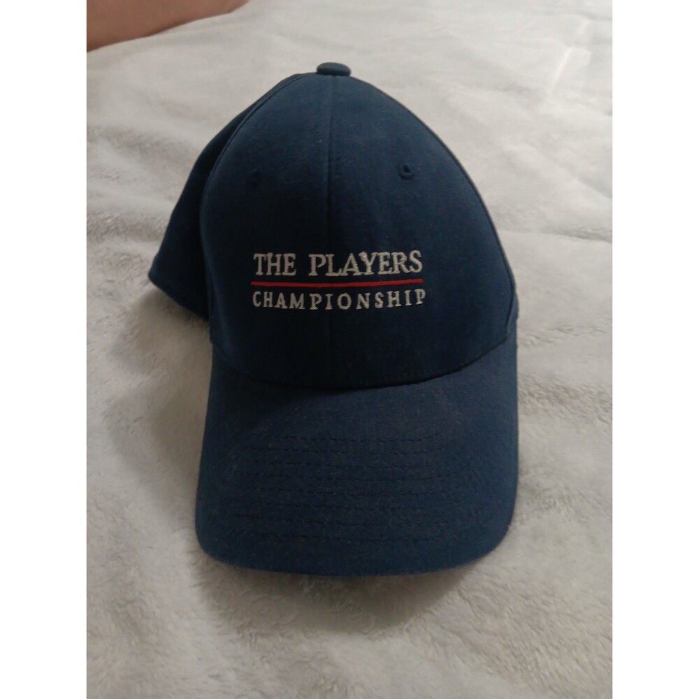 The Players Championship Hat Cap Strapback OS Blue PGA Tour Adjustable Golf Hat
